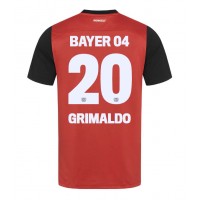 Bayer Leverkusen Alejandro Grimaldo #20 Replika Hemmatröja 2024-25 Kortärmad